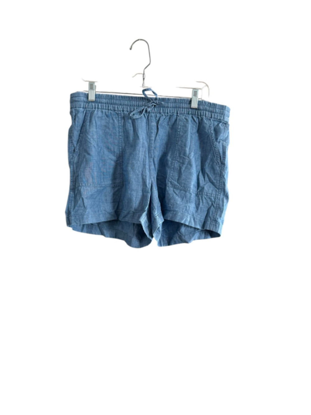 Women's J.Crew Blue Denim Pull-On Shorts Size M - Picture 10 of 11